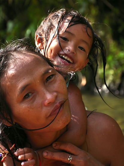 En Malasia, los penanes han vivido durante mucho tiempo en armona con su selva, repleta de enormes rboles, extra?as orqudeas y rpidos ros. La selva es nuestra Madre, dicen. Pertenece a los innumerables muertos, a los pocos que viven y a las multitudes que estn por nacer.