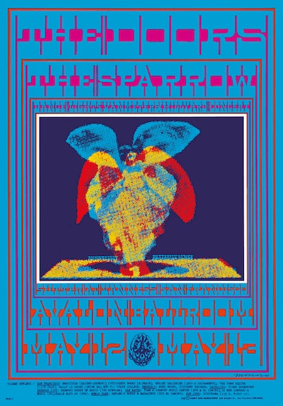  Cartel diseñado por el artista Víctor Mosxoso, 'Annabelle’s
Butterfly Dance', de 1967.