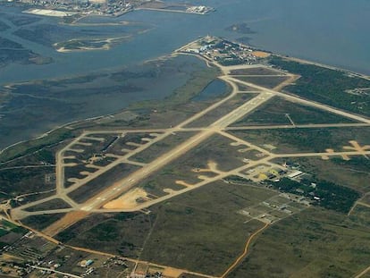 Base aérea de Montijo, donde se proyecta el nuevo aeropuerto de Lisboa.