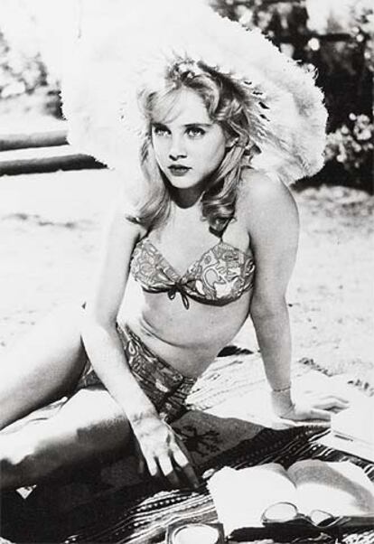 Una escena de la película <i>Lolita,</i> protagonizada por Sue Lyon.