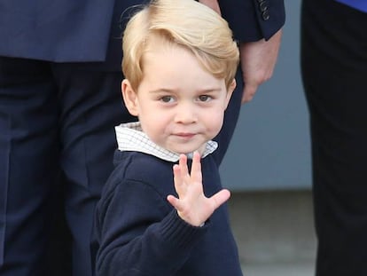 O príncipe Jorge, no Canadá.