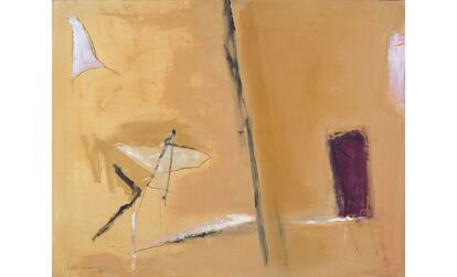'Envol', de Albert Rafols Casamada, la primera obra de la colección, comprada en 1994.