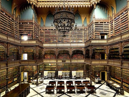 Real gabinete portugués de lectura, Río de Janeiro (Brasil).