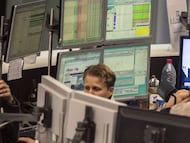 Brokers de la Bolsa alemana.