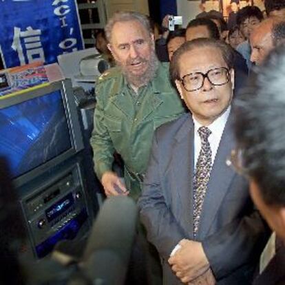 Jiang y Castro visitan el viernes una exposición de tecnología china en La Habana.