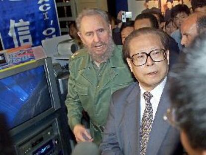 Jiang y Castro visitan el viernes una exposición de tecnología china en La Habana.