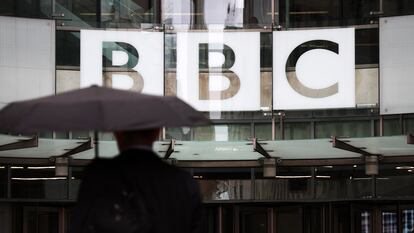 Fachada de la sede central de la BBC en Londres, el pasado 19 de septiembre,