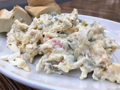 La ensaladilla de la Cafetería Milenario