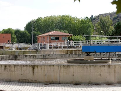 Depuradora de aguas de Villaespesa, en Teruel.