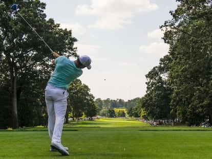 El golfista norirland&eacute;s Rory Mcllroy, en la &uacute;ltima jornada de la FedEx Cup, este fin de semana.