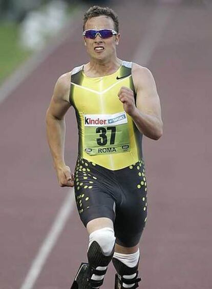 Oscar Pistorius, este verano en la Golden Gala de Roma.