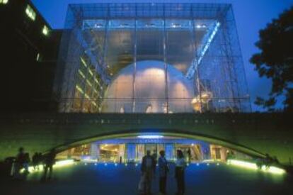 Hayden Planetarium, situado justo a la entrada de Central Park, Nueva York.