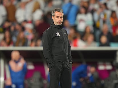 Jorge Vilda, exentrenador de la selección femenina española de fútbol, durante la final del Mundial.