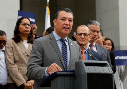 El futuro senador por California Alex Padilla, en Sacramento el pasado 2019.