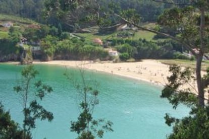 La playa de Xilloi, en O Vicedo (Lugo).