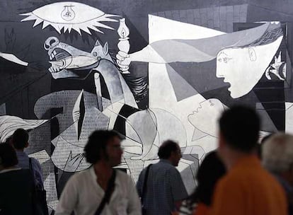 El &#39;Guernica&#39;, en la inauguración de &#39;Picasso, tradición y vanguardia&#39;.