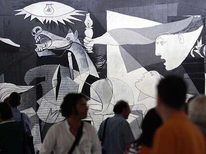 El 'Guernica', en la inauguración de 'Picasso, tradición y vanguardia'.