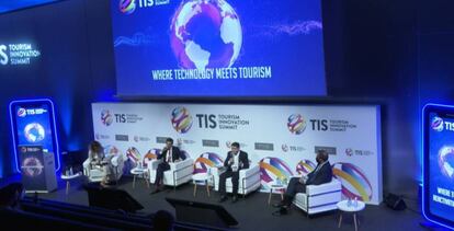 Imagen de una de las mesas redondas del Tourism Innovation Summit