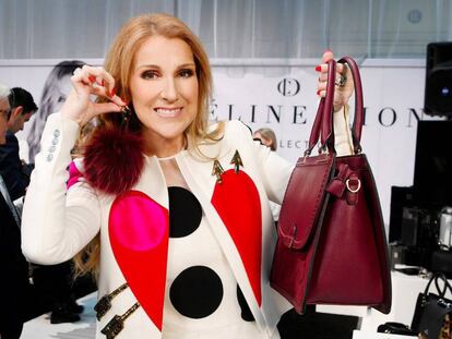 C&eacute;line Dion, el pasado febrero en la presentaci&oacute;n de su colecci&oacute;n en Las Vegas.