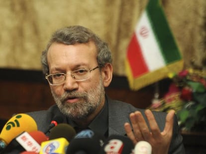 El presidente del parlamento iran&iacute;, Ali Alarinjani.