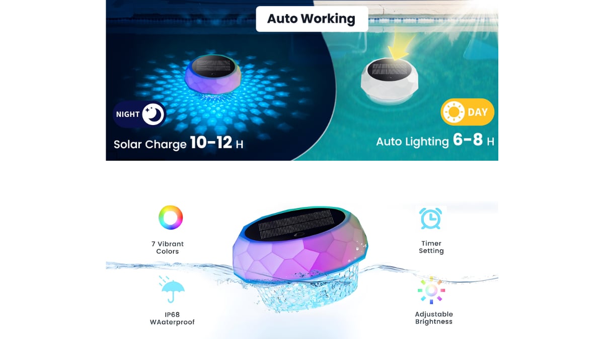 It charges and turns on automatically.