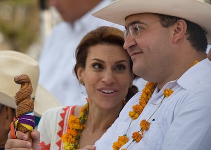 Karime Macias y Javier Duarte