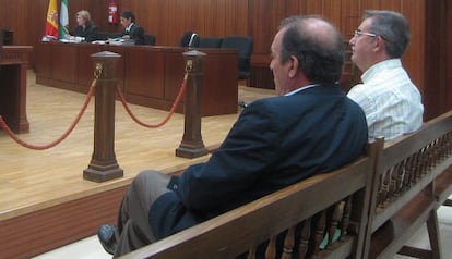 Antonio Guisado y Fuente Palmera, durante el juicio.