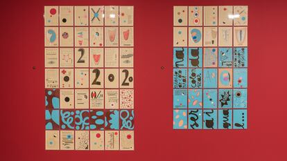 Imagen de la exposición de Eva Lootz 'Si aún quieres ver algo...', en la Sala Alcalá 31 de Madrid.