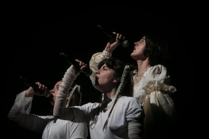 Un momento del concierto de Maria Arnal y Marcel Bagés en el Tívoli de Barcelona