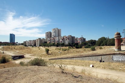 Vista desde la ermita de San roque, a la izquierda de la foto se atisban las torres de la Castellana.