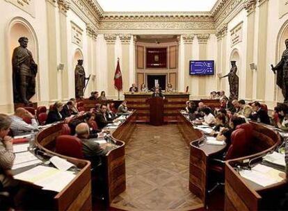 Pleno de las Juntas Generales de Álava celebrado ayer.