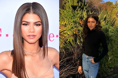 Zendaya. Como chica Disney, se dio a conocer alisando su melena. A la revista People StyleWatch le confesó que, de joven, no se sentía cómoda con sus rizos. "No eran como el pelo de las chicas que me rodeaban. Nadie sabía qué hacer con él". En enero 2017, celebró en Instagram que tras años de dañarlo y al dejarlo respirar, volvían sus curvas de siempre. También da consejos de vez en cuando sobre cómo cuidarlo para las que lo tienen como ella.