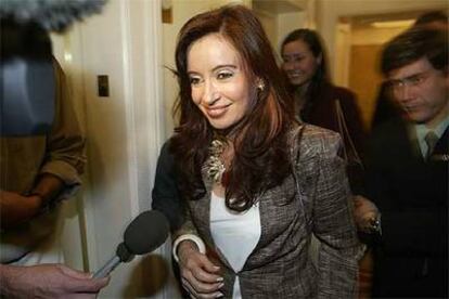 Cristina Fernández, esposa del presidente argentino, Néstor Kirchner, el año pasado.