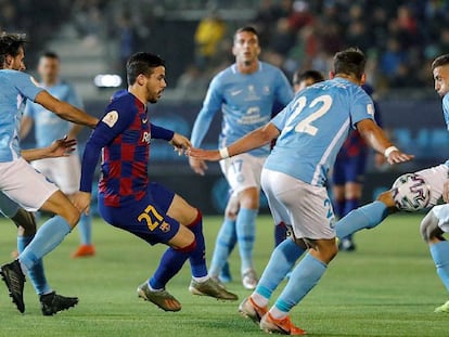 Carles Pérez, en el duelo ante el Ibiza.