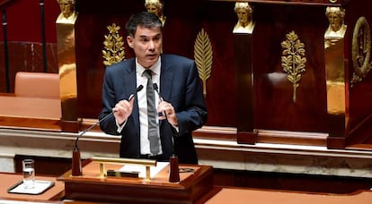 Olivier Faure, jefe del grupo parlamentario socialista en la Asamblea Nacional