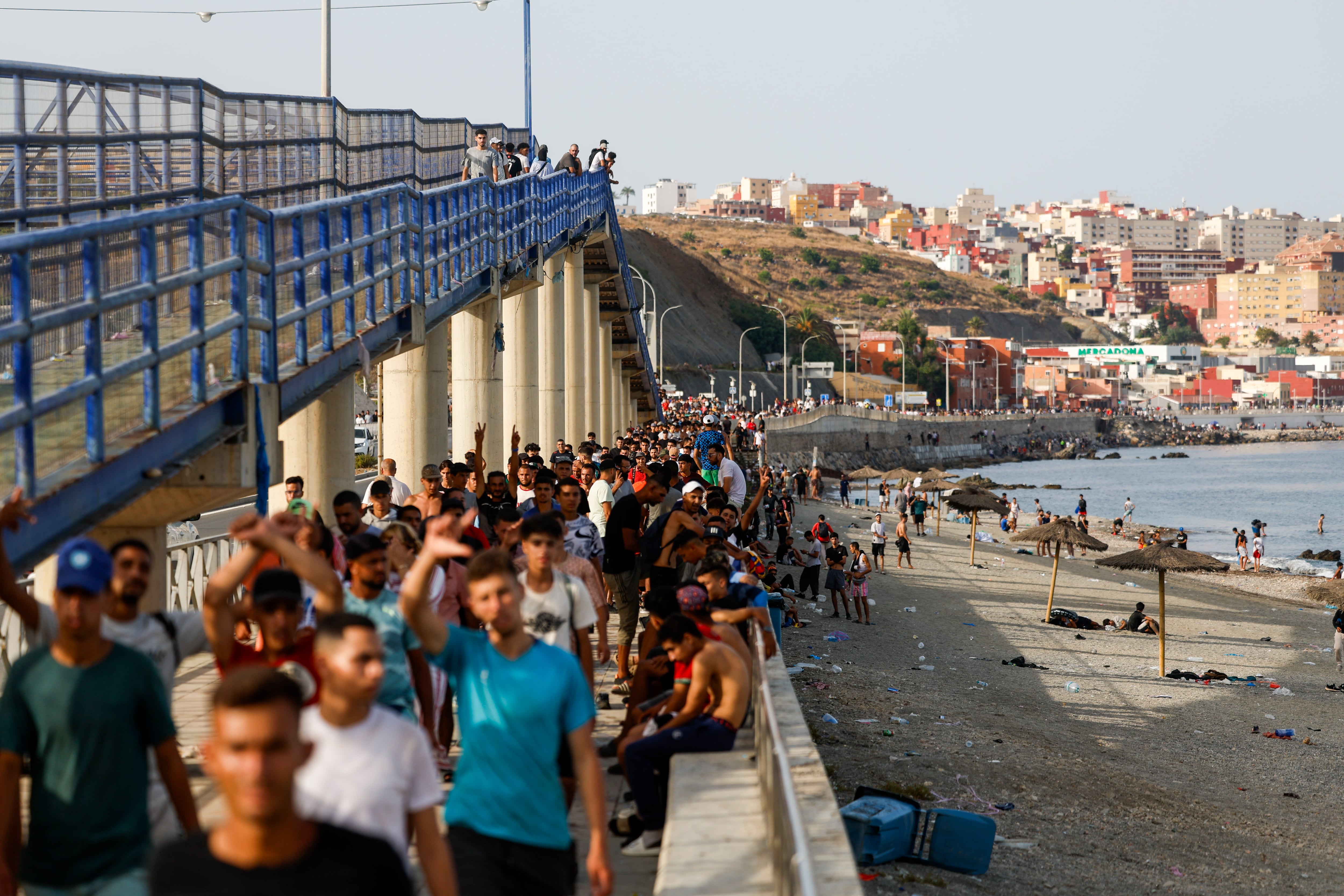La crisis migratoria en Ceuta, en imágenes