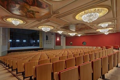 Cine de verano del hotel UMusic en el Teatro Albéniz, en una foto cedida.