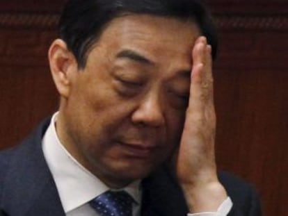 Bo Xilai, en Pek&iacute;n, el pasado abril. 