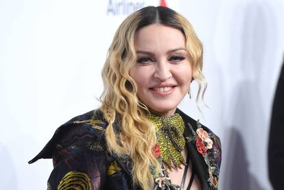 Madonna a su llegada a la gala Mujeres en la Música de Billboard la semana pasada.