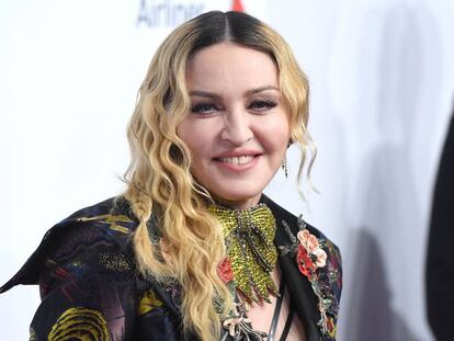 Madonna a su llegada a la gala Mujeres en la Música de Billboard la semana pasada.