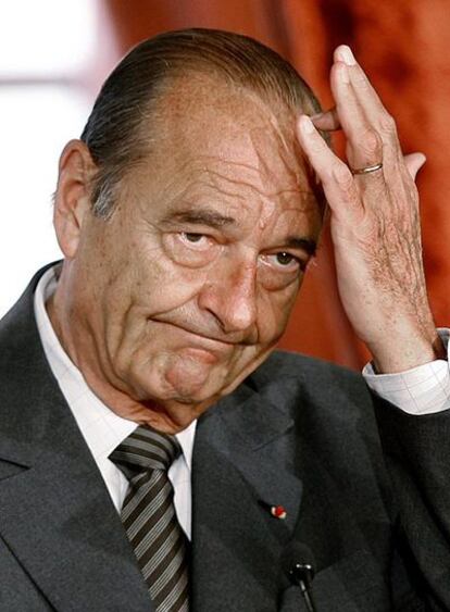 El ex presidente francés, Jacques Chirac