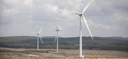 Parque renovable de Arecleoch de Iberdrola en Escocia.