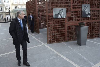 El lehendakari, Íñigo Urkullu en el Parlamento vasco.  