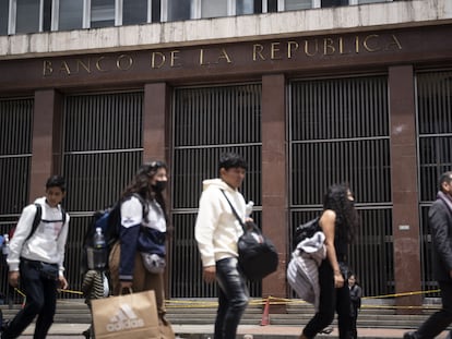 Edificio del Banco de la República, en Bogotá.