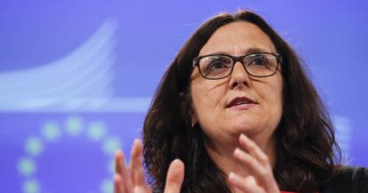 La comisaria europea, Cecilia Malmström