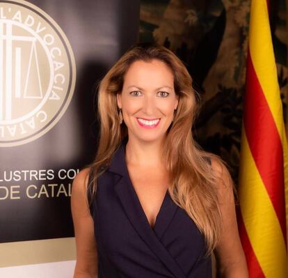 La nueva presidenta del Consejo, la decana del ICAB Mª Eugenia Gay.