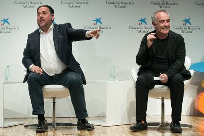 Junqueras i Adrià al CosmoCaixa.