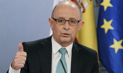 El ministro de Hacienda, Cristóbal Montoro