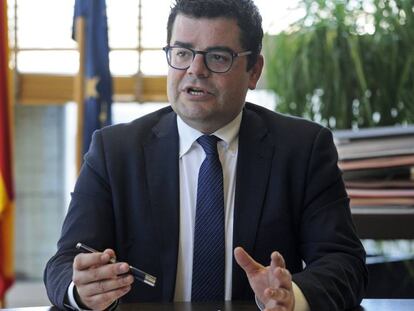 El consejero de Hacienda de La Rioja, Alfonso Domínguez Simón.