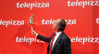 Pablo Juantegui, presidente de Telepizza, en la salida a Bolsa de la compa&ntilde;&iacute;a. 